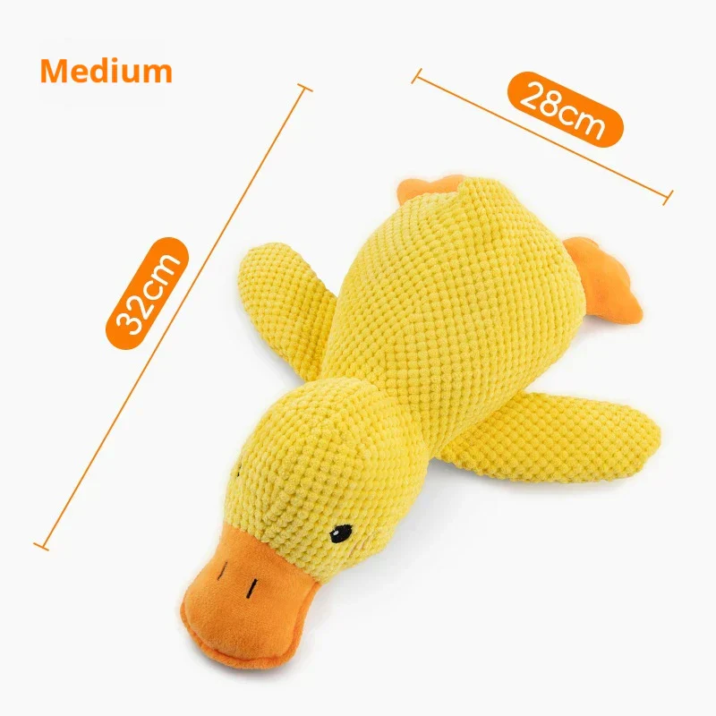 Dog Plush Sleeping Duck – Bite-Resistant & Sound Toy - Image 10