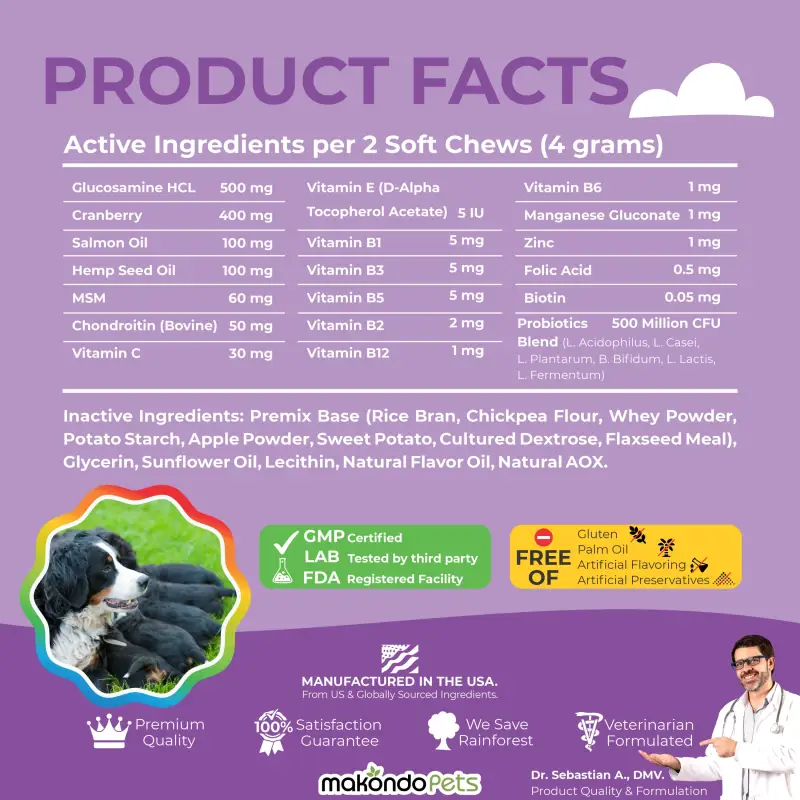 Dog Prenatal Vitamins - 120 Soft Chews - Image 6