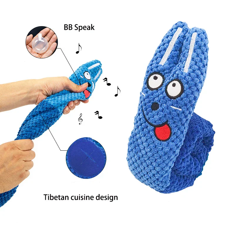 Dog Puzzle Feeder Plush Snail – Interactive Squeaky Chew Toy for Puppies & Dogs - Image 5