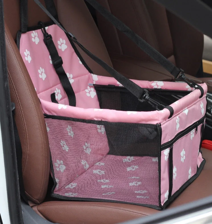 Dog Safety Mesh Travel Carrier Basket - Image 11
