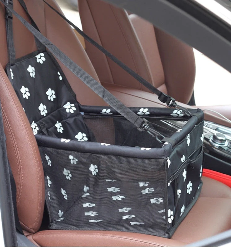 Dog Safety Mesh Travel Carrier Basket - Image 12