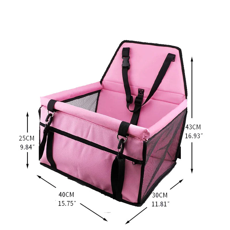 Dog Safety Mesh Travel Carrier Basket - Image 14