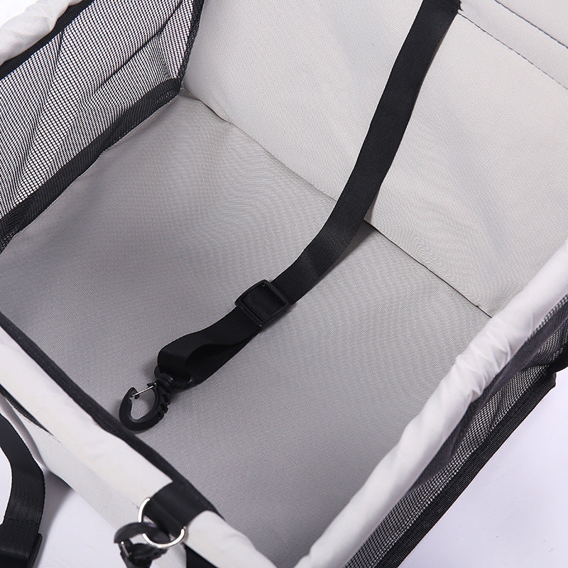 Dog Safety Mesh Travel Carrier Basket - Image 16