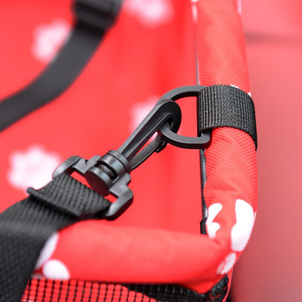 Dog Safety Mesh Travel Carrier Basket - Image 17