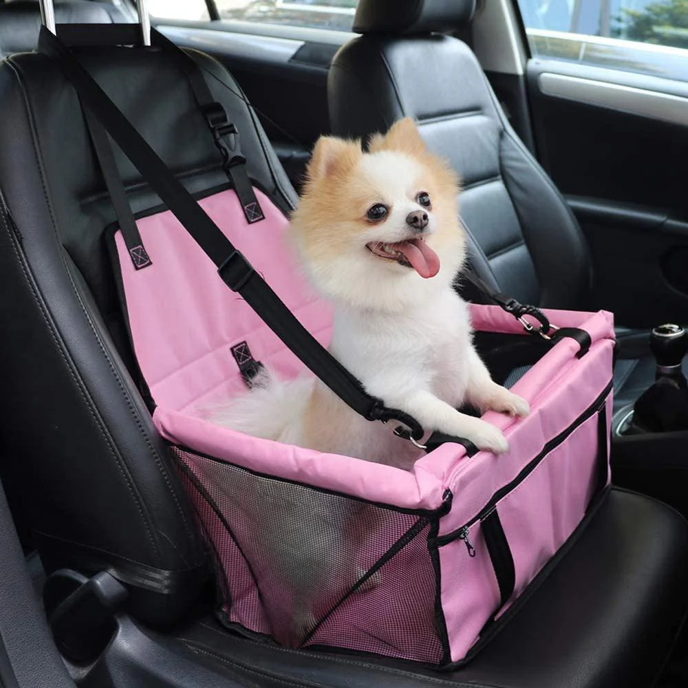 Dog Safety Mesh Travel Carrier Basket - Image 4