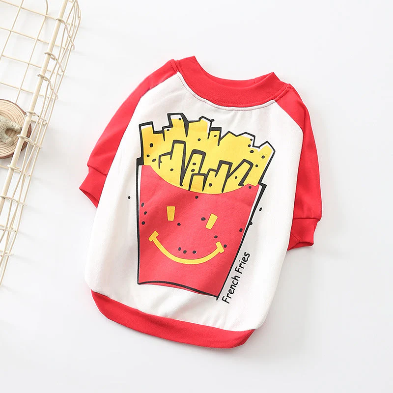 Dog Shirt Soft Cotton Fries - Image 2