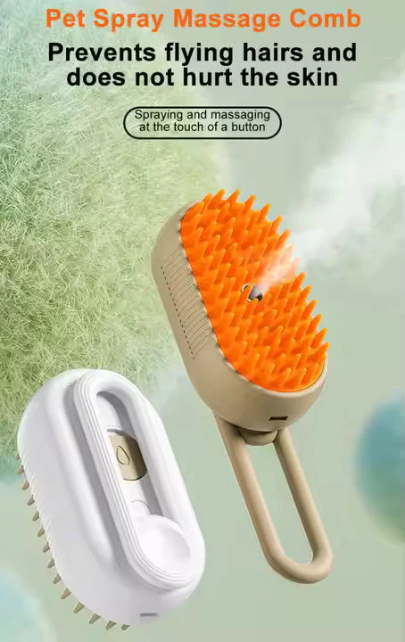 Dog Spray Massage Comb 3 in 1 Rechargeable - Image 2