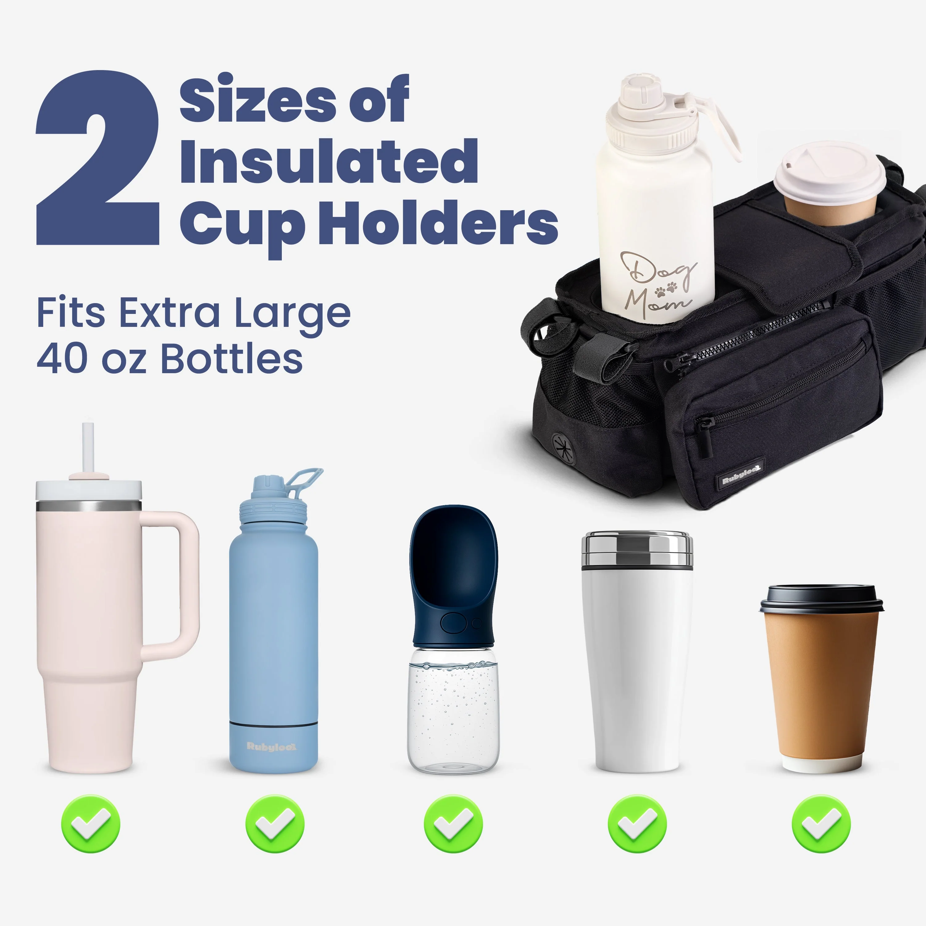 Dog Stroller Caddy Organizer - Image 6