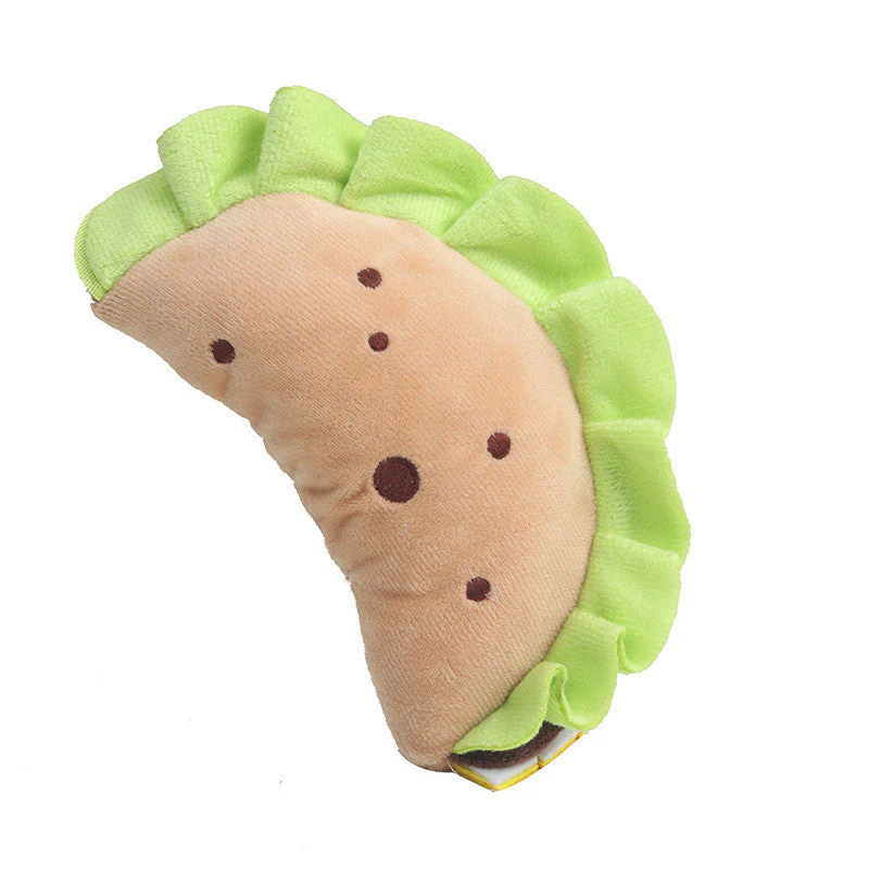 Dog Teething Simulation Sandwich Dumplings Chewing Noise Plush Toy - Image 5