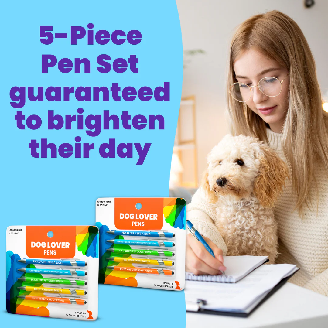 Dog-Themed Stylus Pen Set: 2 pcs. Dog Lover - Image 3