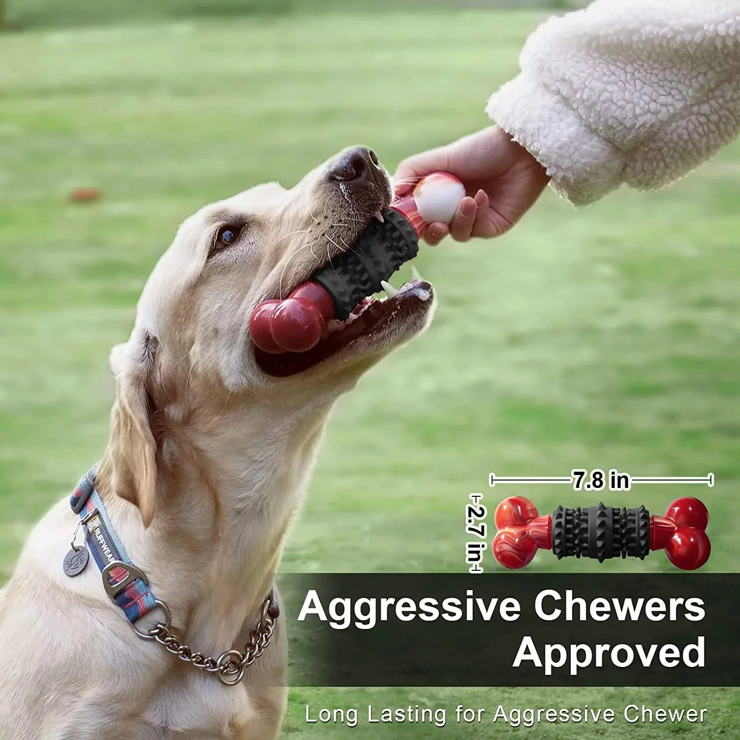 Dog Toys for Aggressive Chewers Bone - Image 2