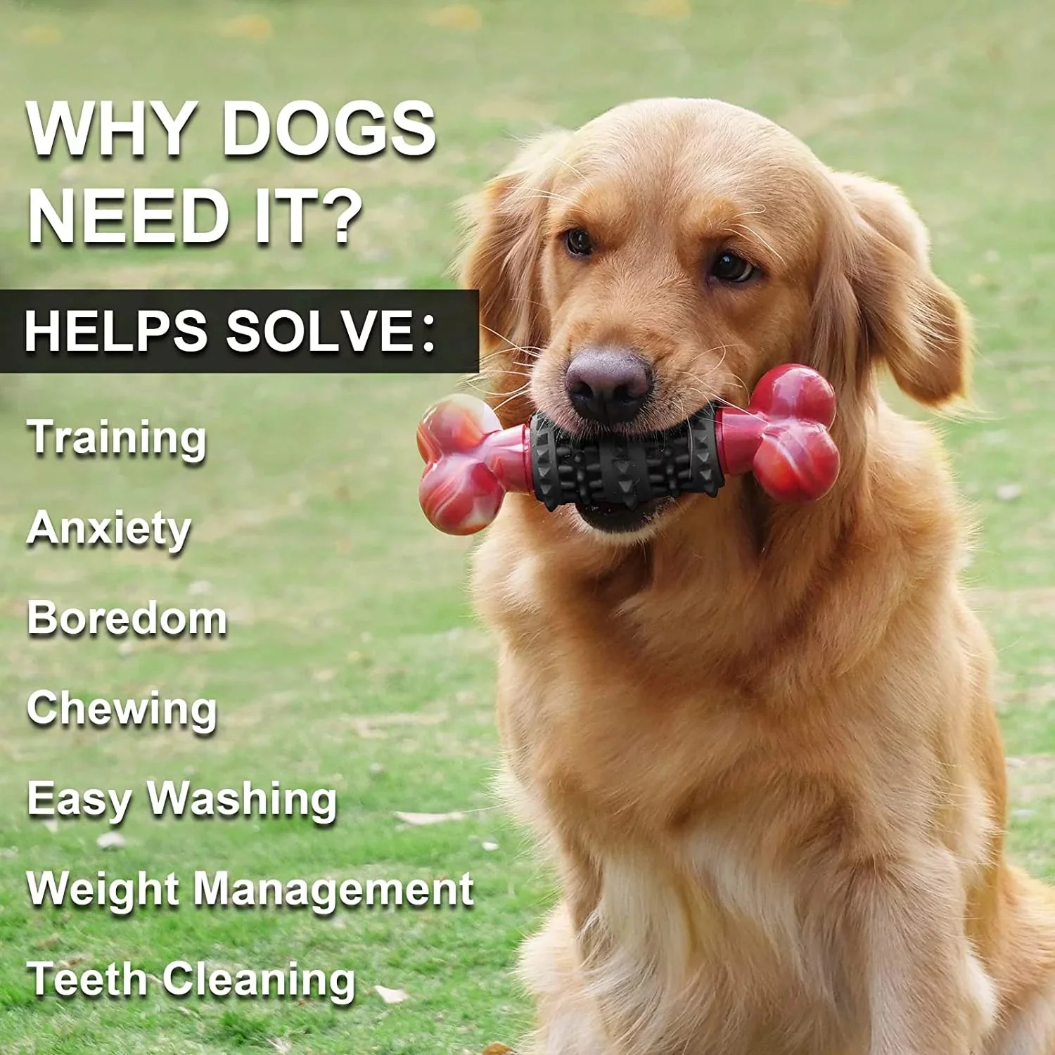 Dog Toys for Aggressive Chewers Bone - Image 3