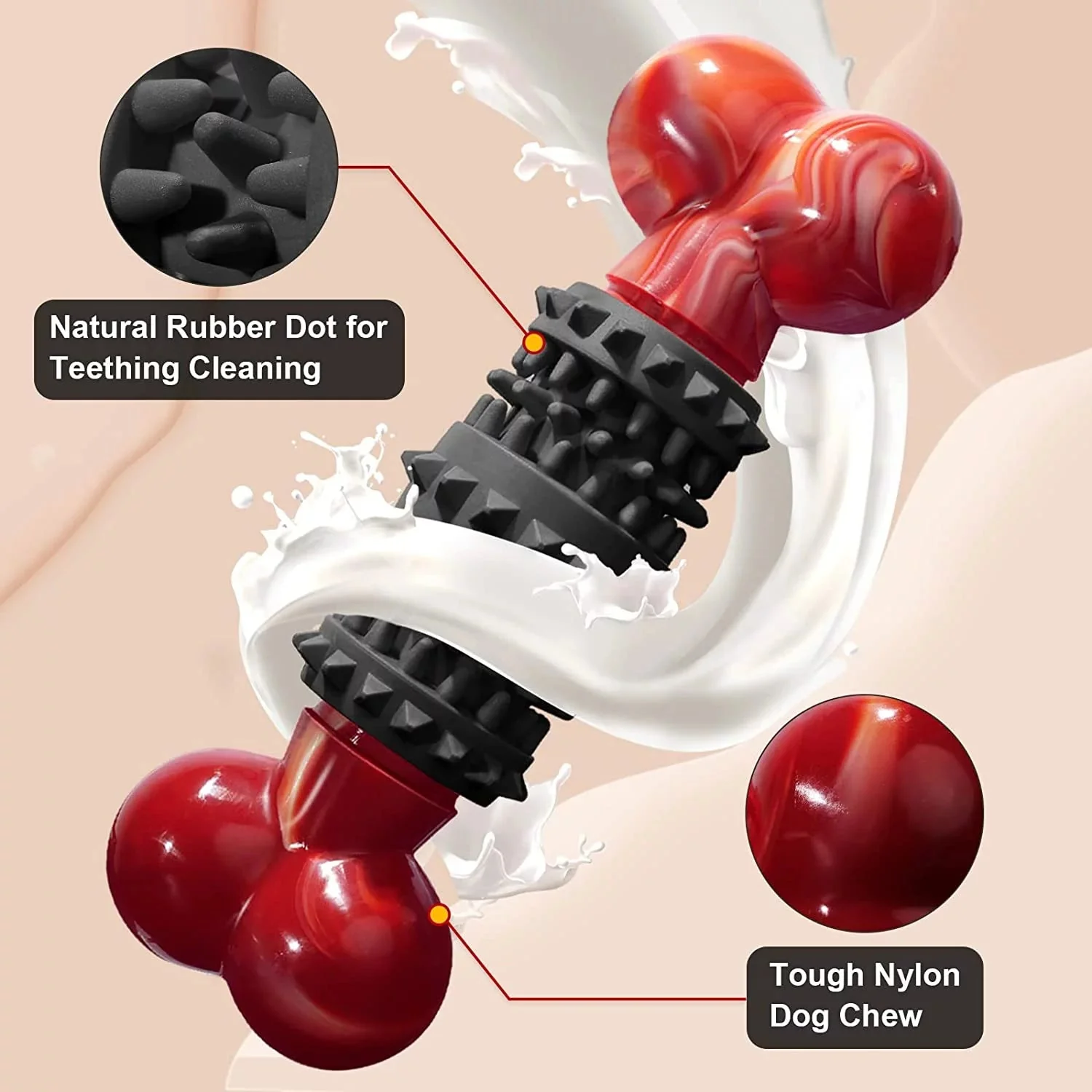 Dog Toys for Aggressive Chewers Bone - Image 7