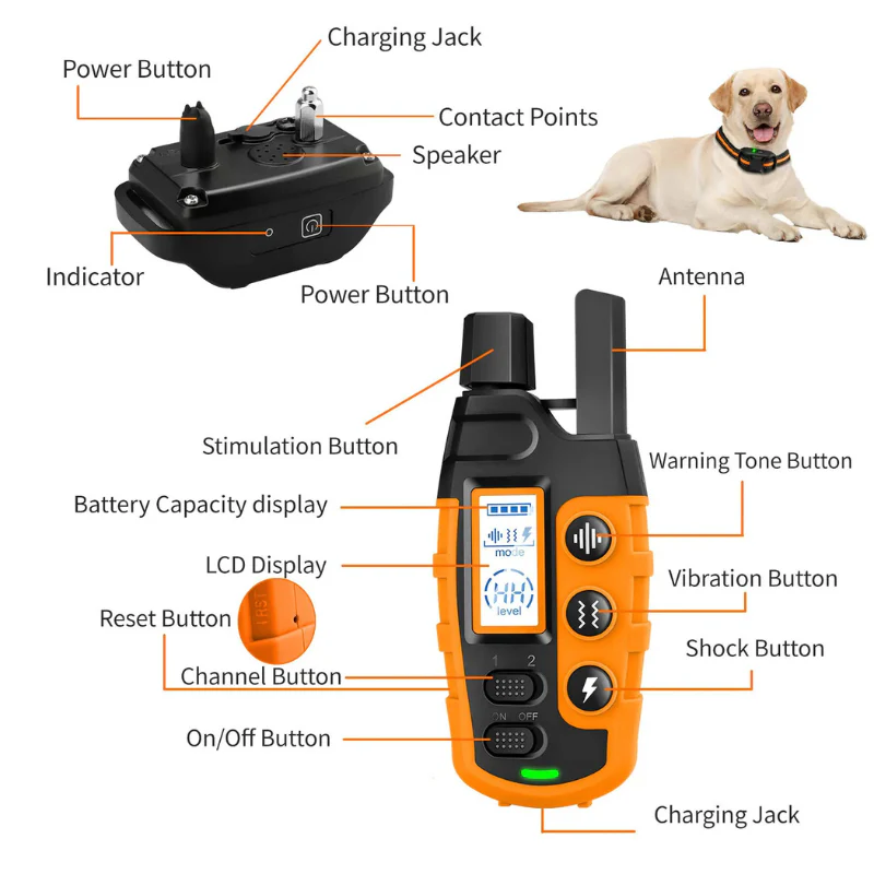 Dog Training Collar with Remote and Vibration Modes - Image 11