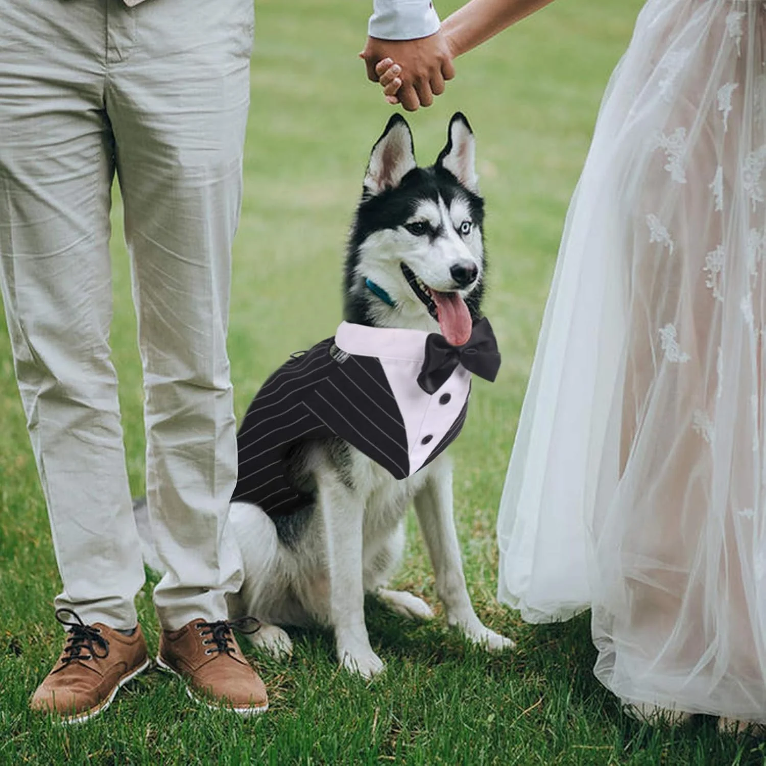 Dog Tuxedo Suit with Bow Tie – Wedding & Formal Outfit - Image 8