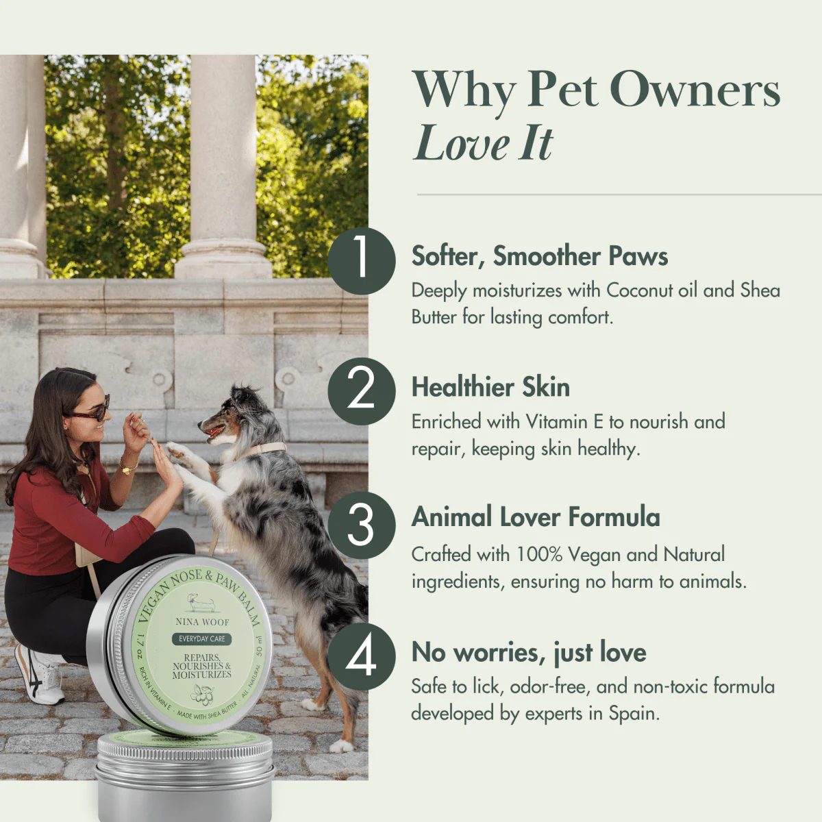 Dog Vegan Nose and Paw Balm - Image 4