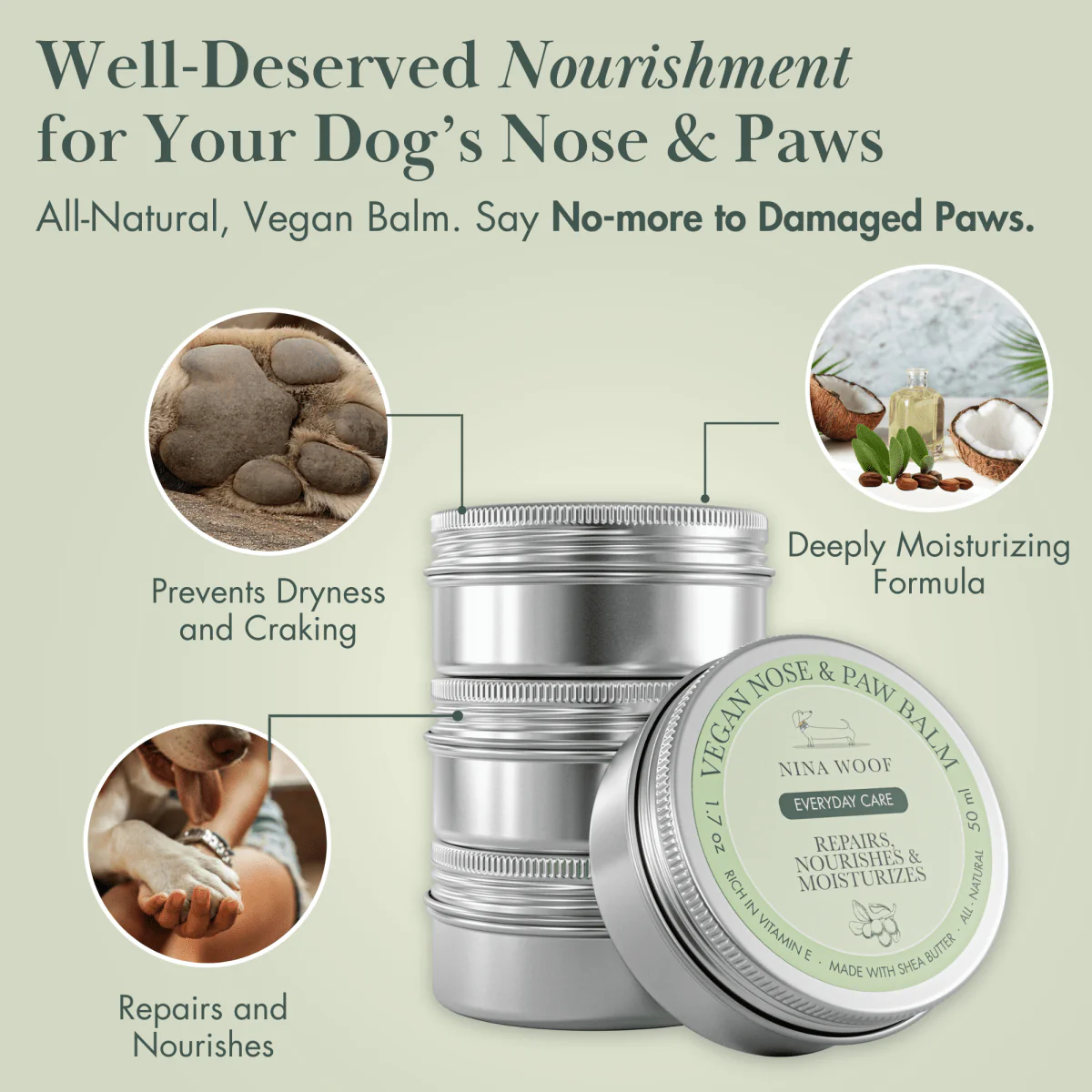Dog Vegan Nose and Paw Balm - Image 7