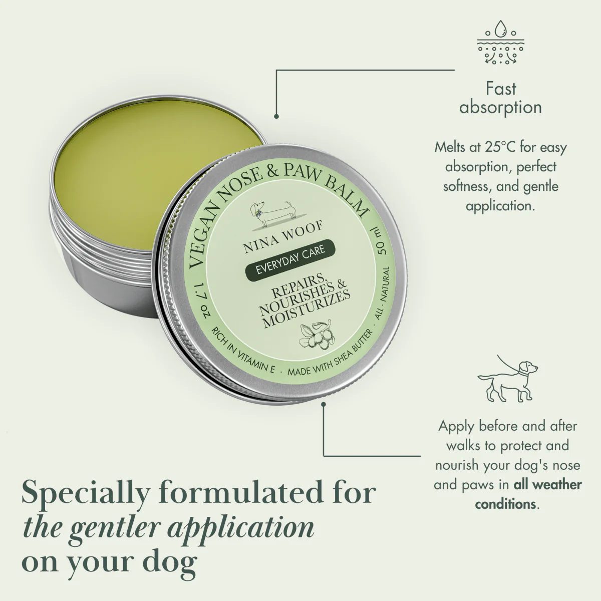 Dog Vegan Nose and Paw Balm - Image 8