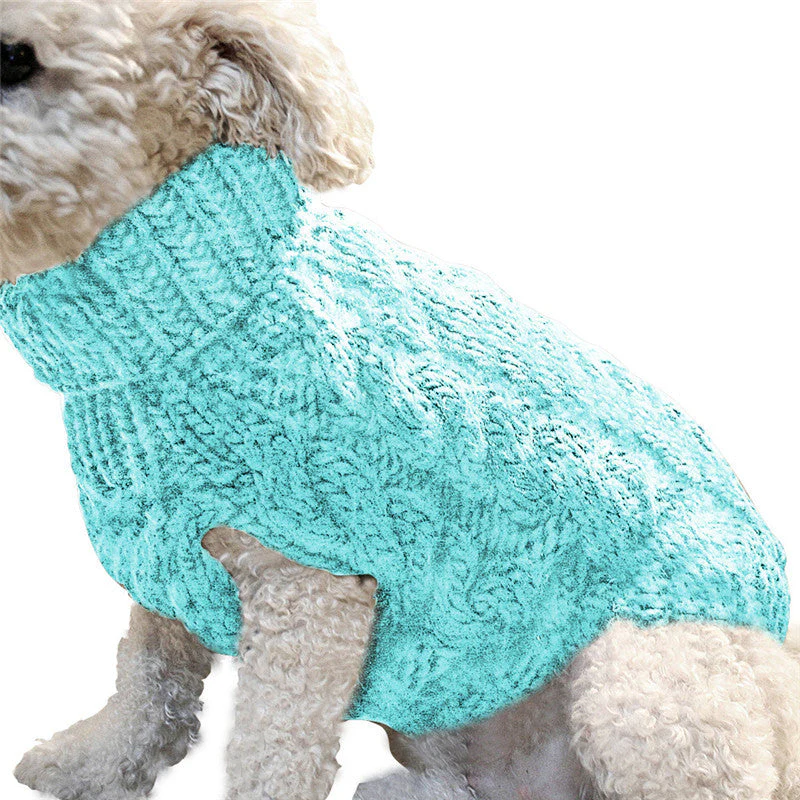 Dog Winter Warm Knit Sweater - Image 5
