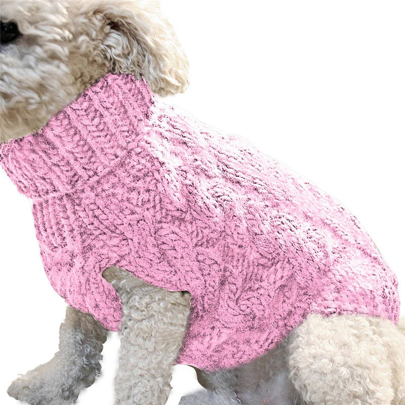 Dog Winter Warm Knit Sweater - Image 6