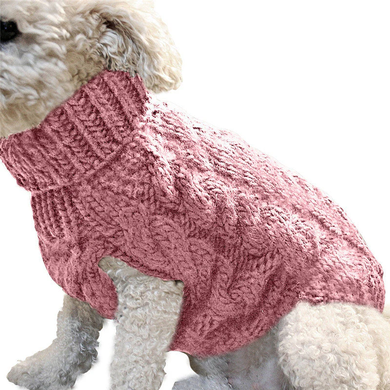 Dog Winter Warm Knit Sweater - Image 8