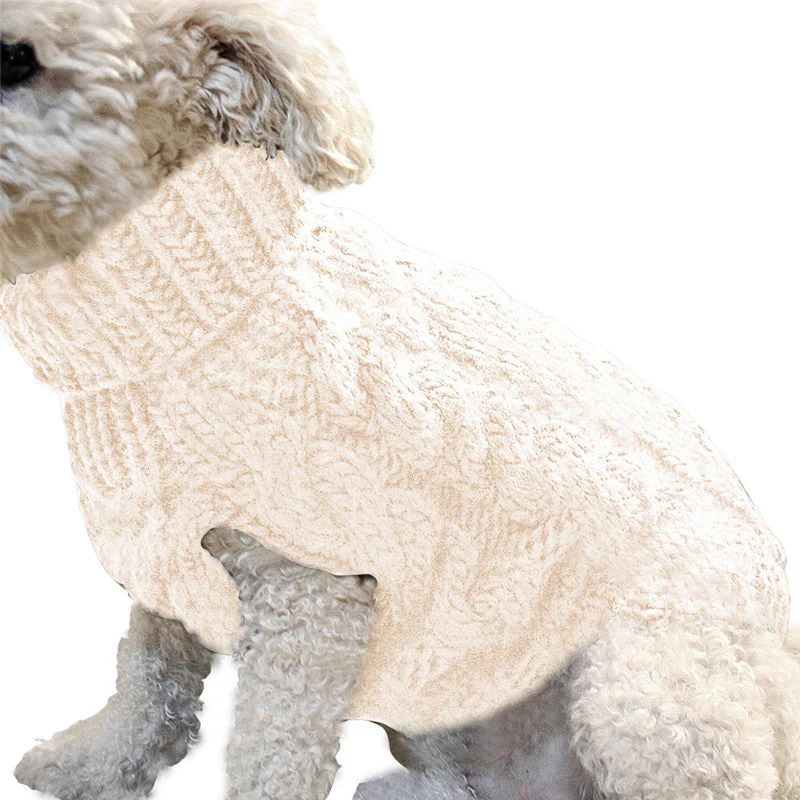 Dog Winter Warm Knit Sweater - Image 9