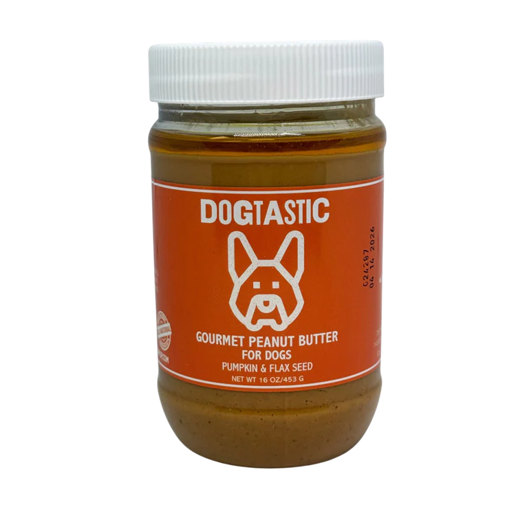 Dogtastic Gourmet Peanut Butter for Dogs - Pumpkin & Flax Seed Flavor - 50% off - Image 8