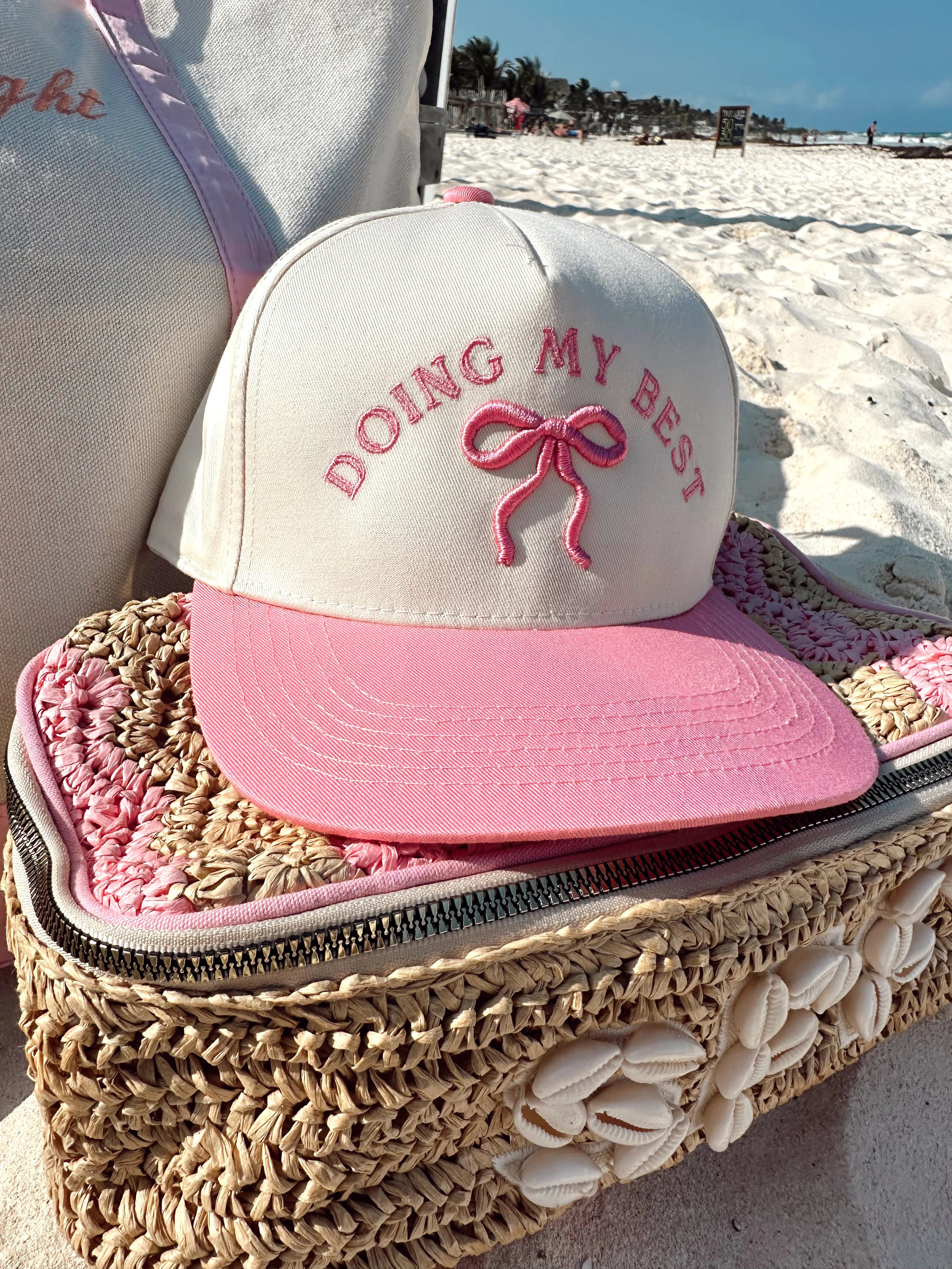 Doing My Best - Vintage Trucker Hat - Image 11