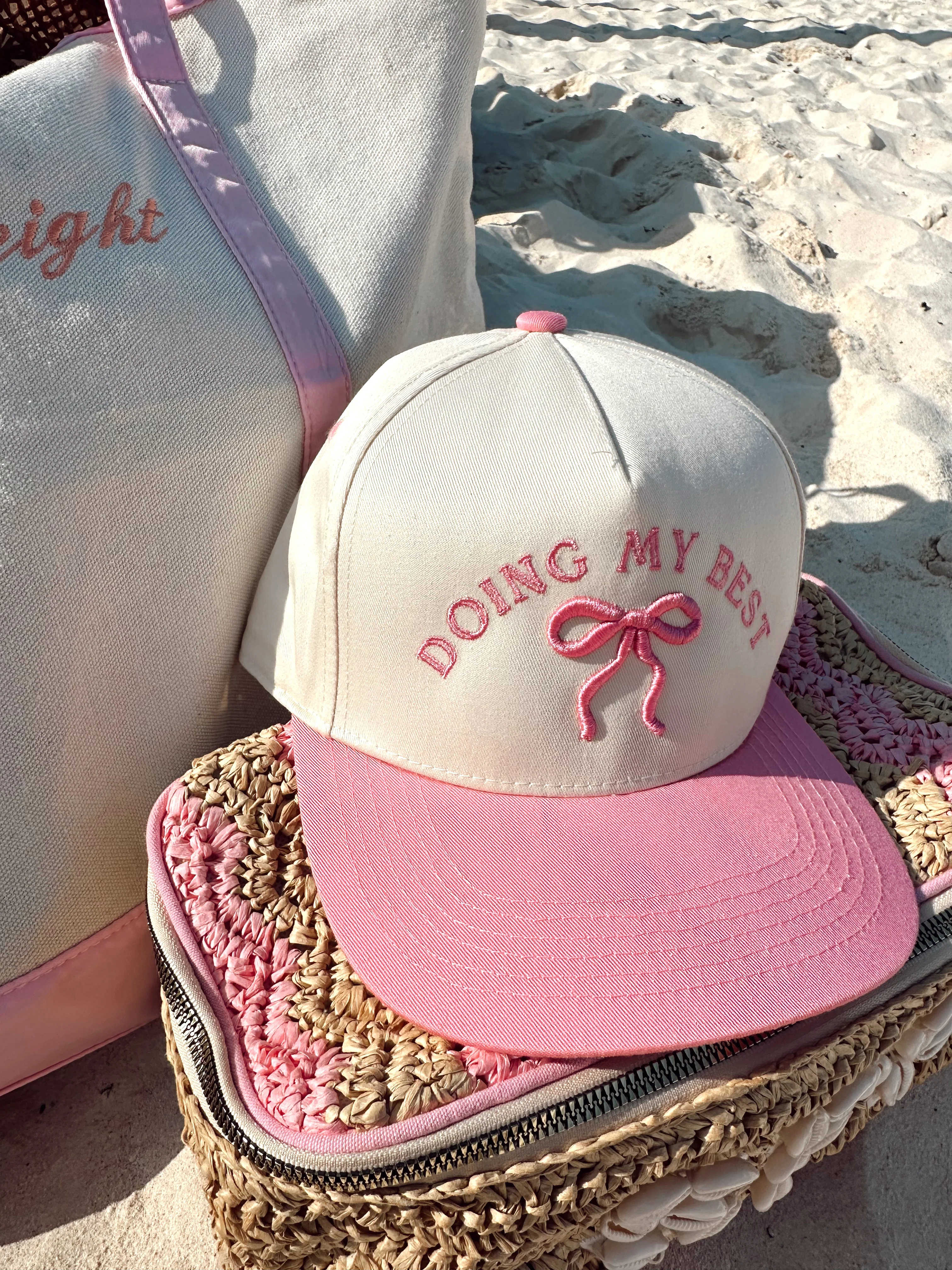 Doing My Best - Vintage Trucker Hat - Image 8