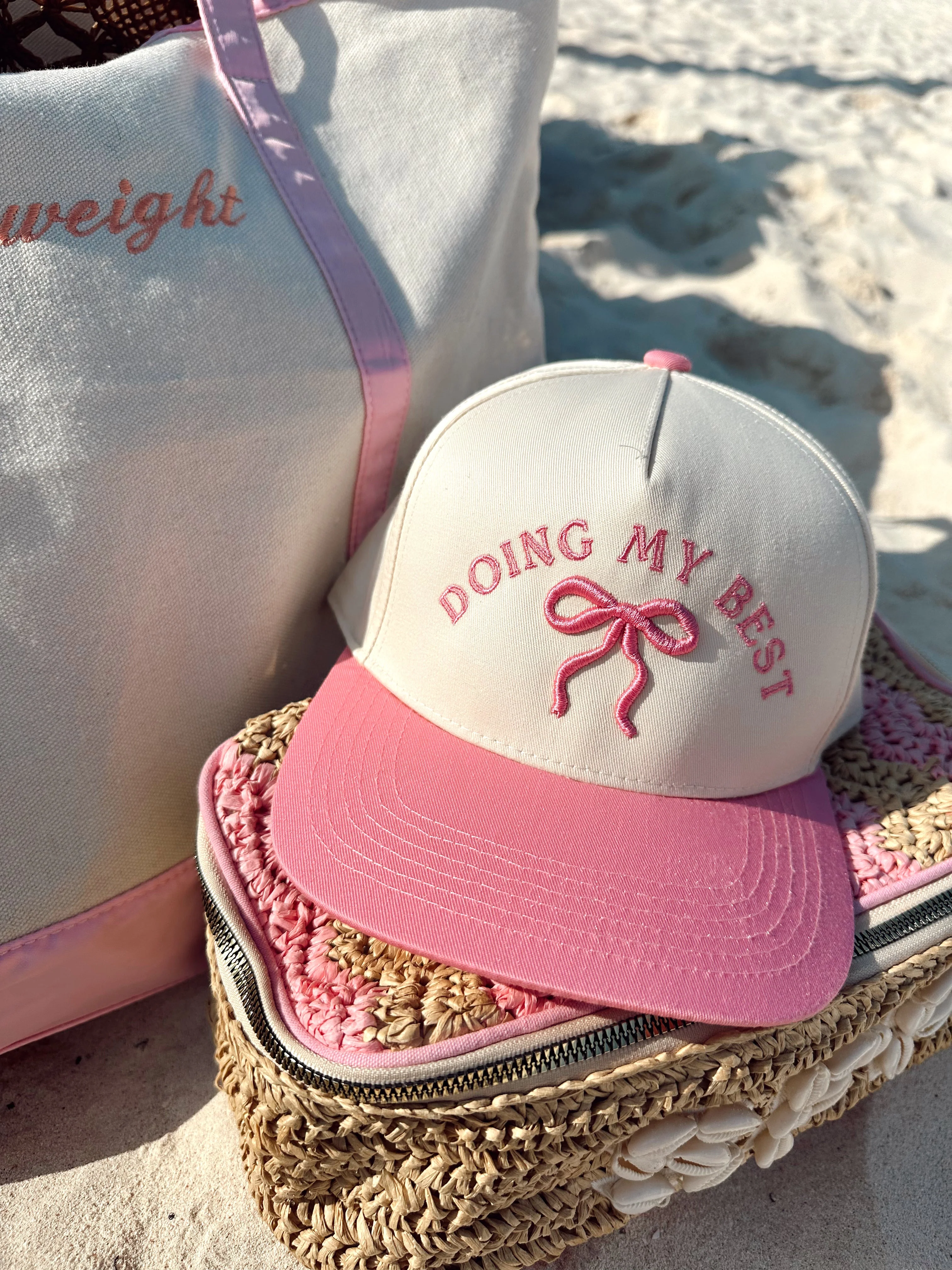 Doing My Best - Vintage Trucker Hat - Image 9