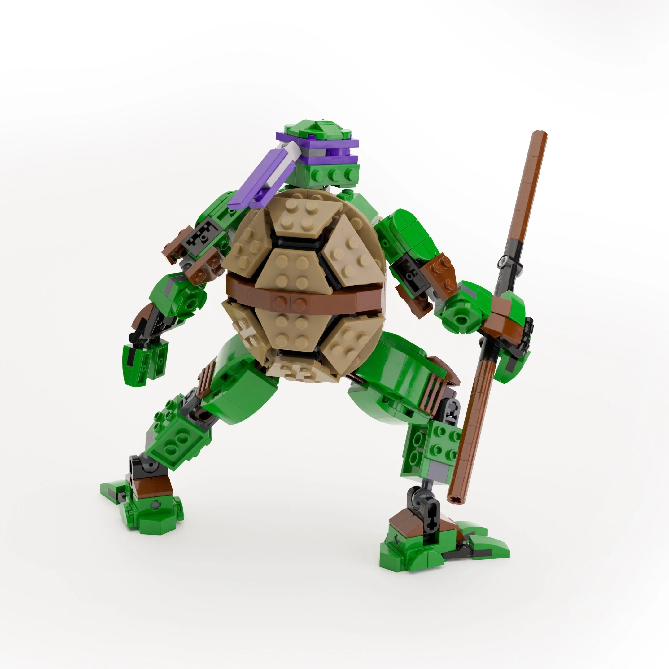 Donatello - Custom TMNT Figure made using LEGO parts - B3 Customs - Image 2