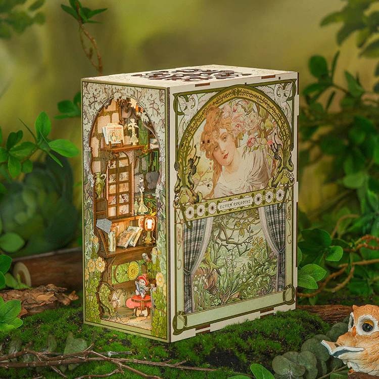 Dongpo Zhiyi Diy Wooden 3d Stereo Hand-assembled Book Stand Model Building Toy - Image 11