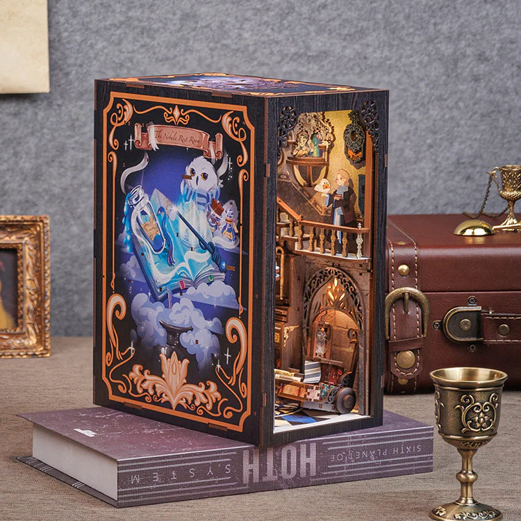 Dongpo Zhiyi Diy Wooden 3d Stereo Hand-assembled Book Stand Model Building Toy - Image 9