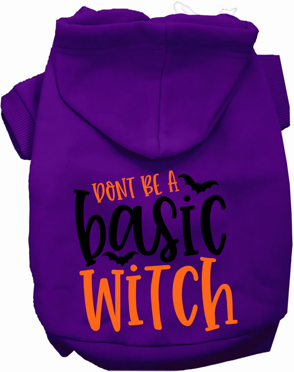 Don't Be a Basic Witch Halloween Pet Hoodie - Image 10