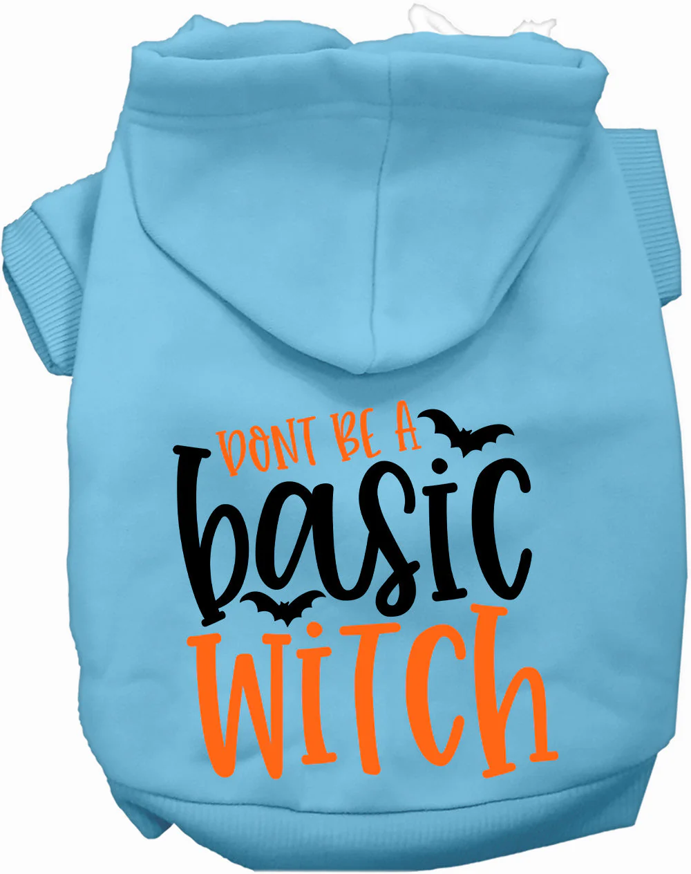 Don't Be a Basic Witch Halloween Pet Hoodie - Image 3