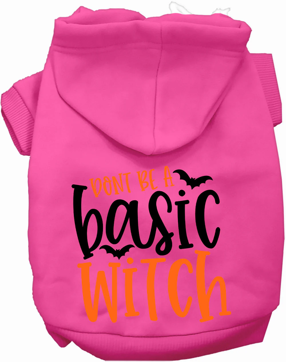 Don't Be a Basic Witch Halloween Pet Hoodie - Image 5