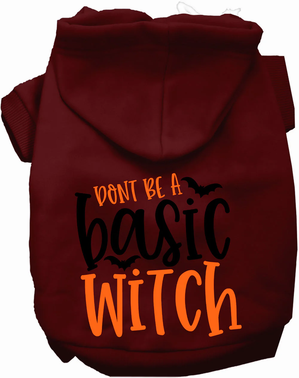 Don't Be a Basic Witch Halloween Pet Hoodie - Image 8