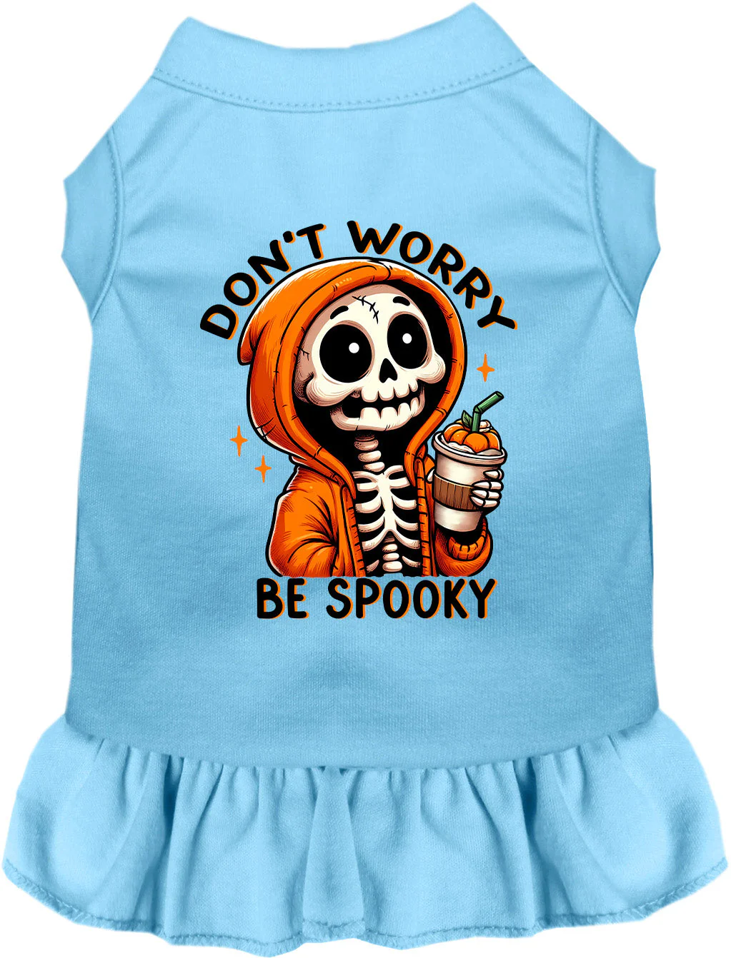 Don't Worry, Be Spooky Halloween Pet Dress - Image 3