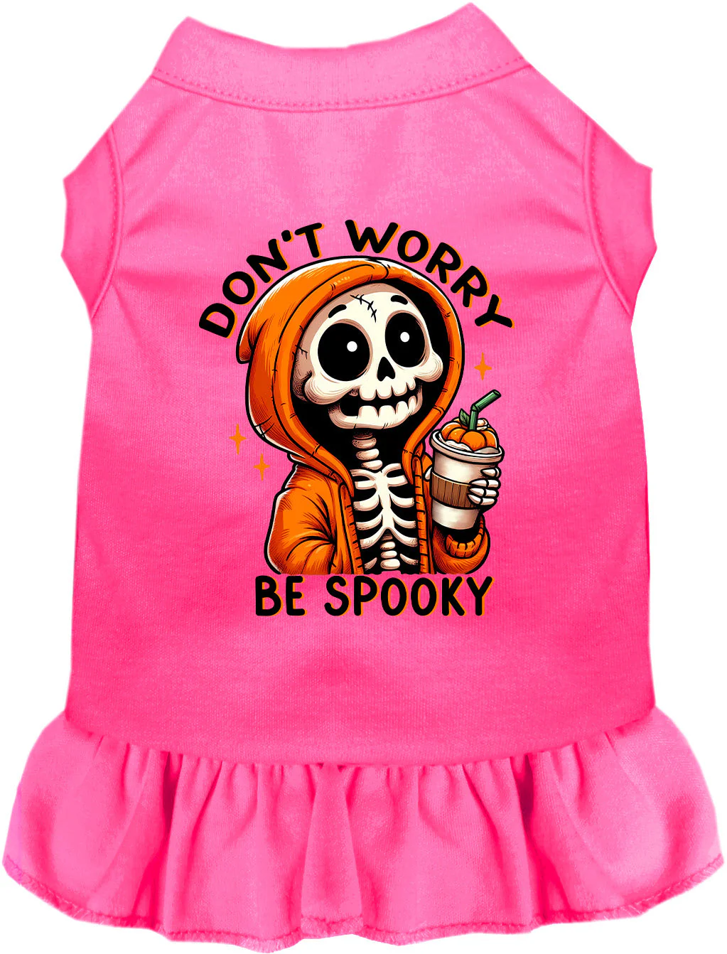 Don't Worry, Be Spooky Halloween Pet Dress - Image 4