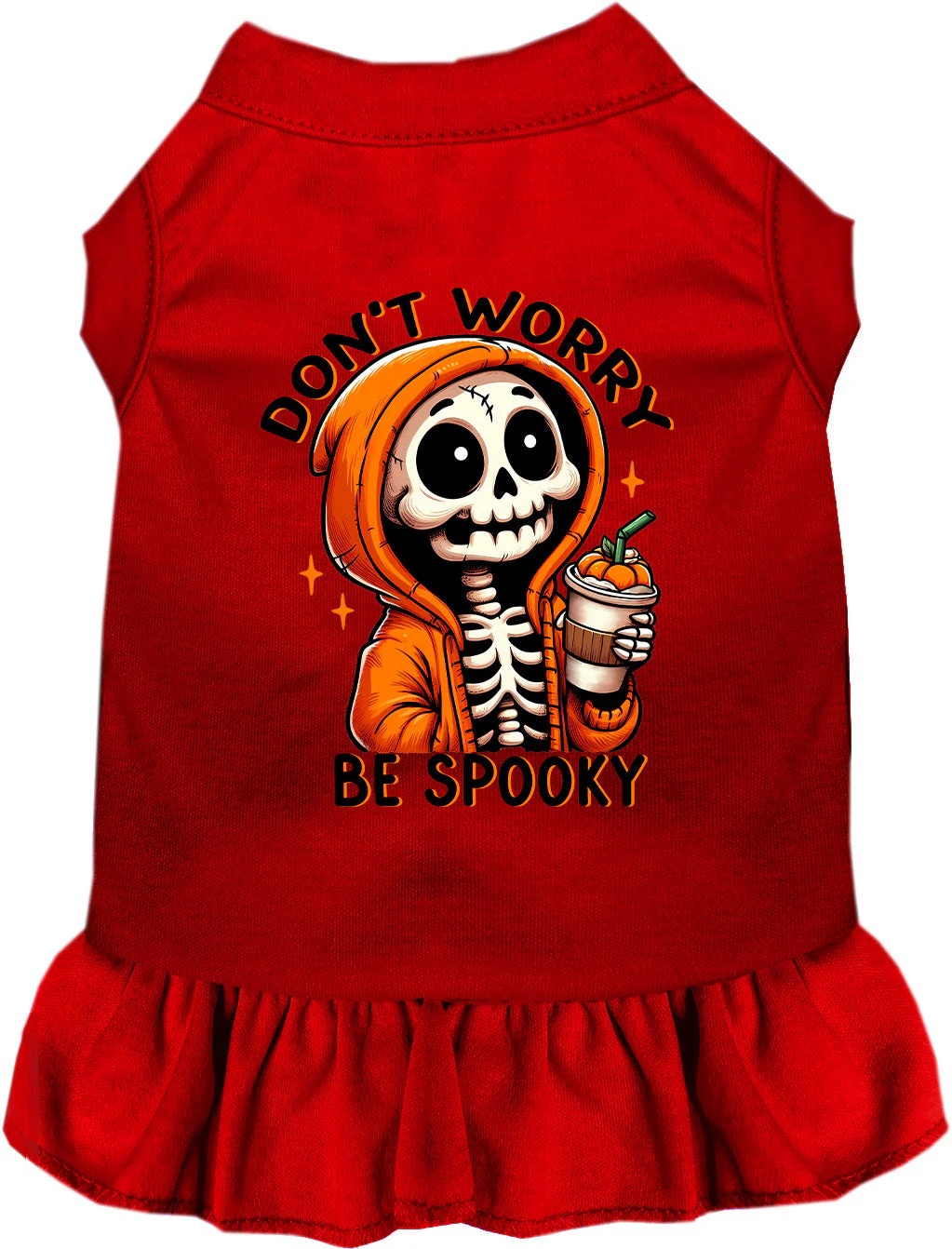 Don't Worry, Be Spooky Halloween Pet Dress - Image 7