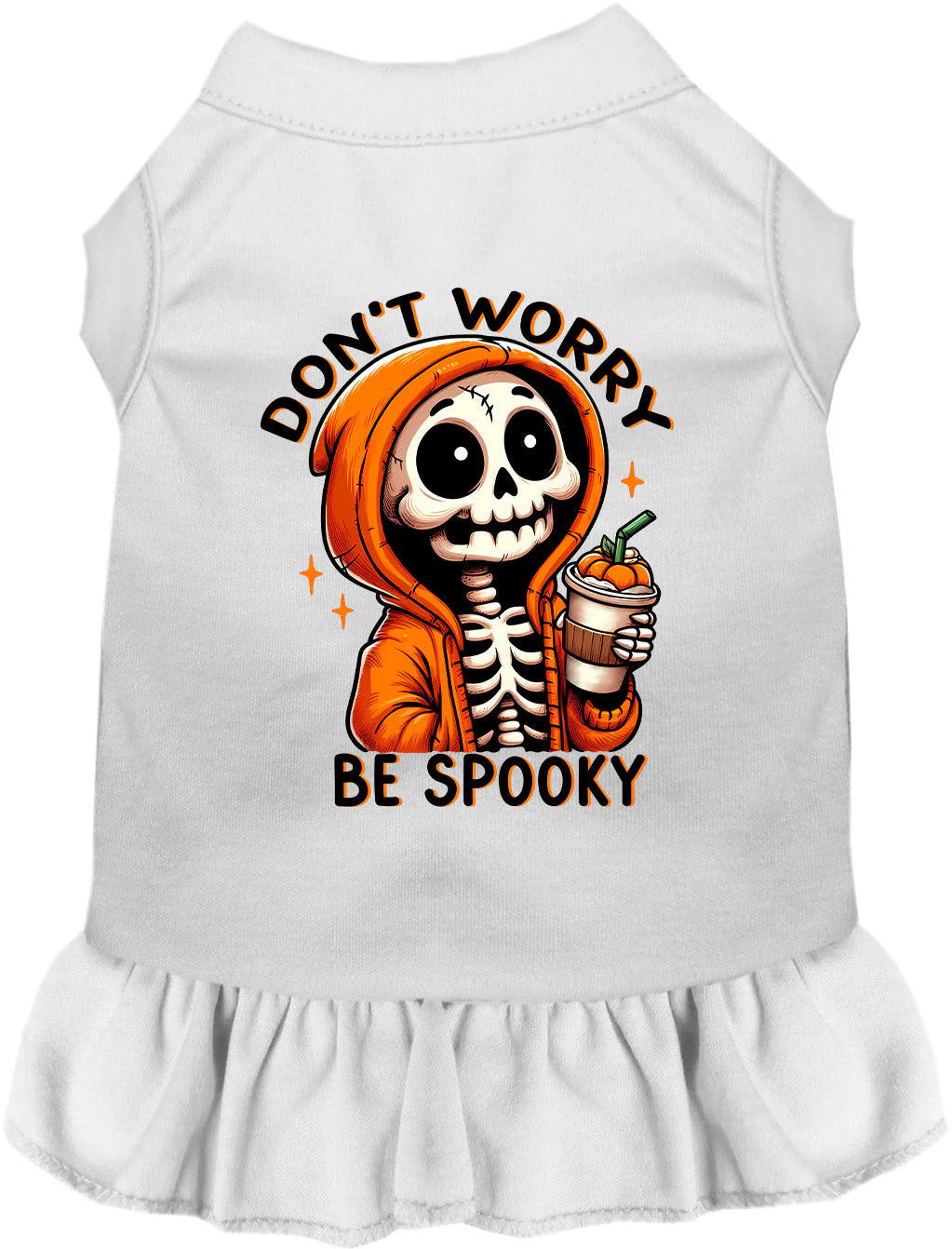 Don't Worry, Be Spooky Halloween Pet Dress - Image 8