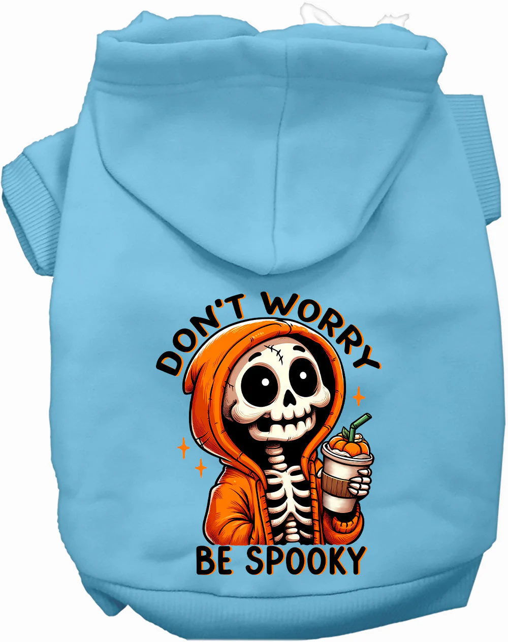 Don't Worry, Be Spooky Halloween Pet Hoodie - Image 3