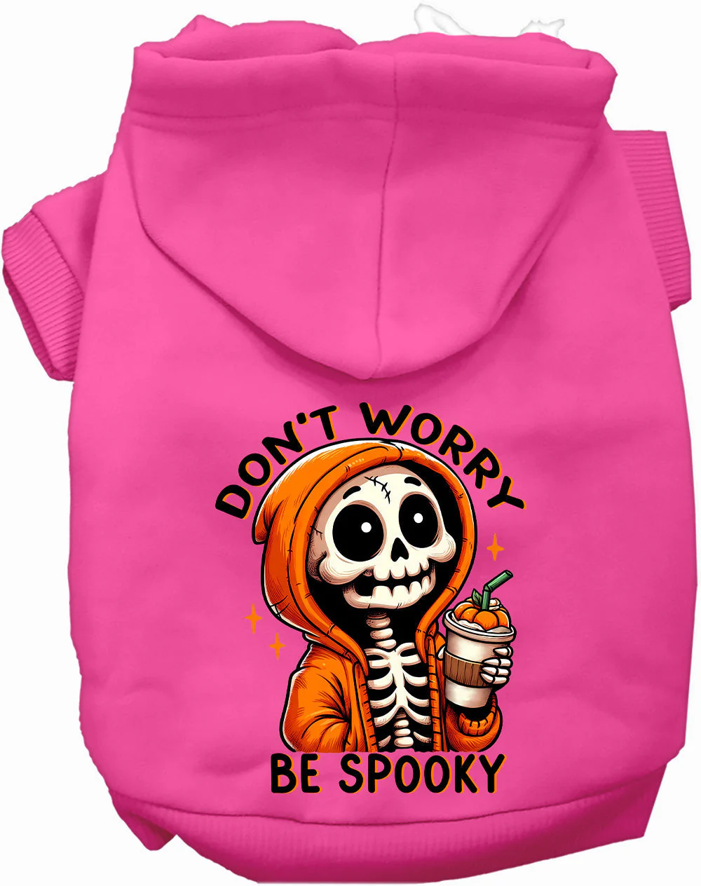 Don't Worry, Be Spooky Halloween Pet Hoodie - Image 5