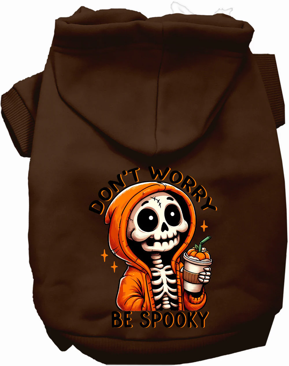 Don't Worry, Be Spooky Halloween Pet Hoodie - Image 6