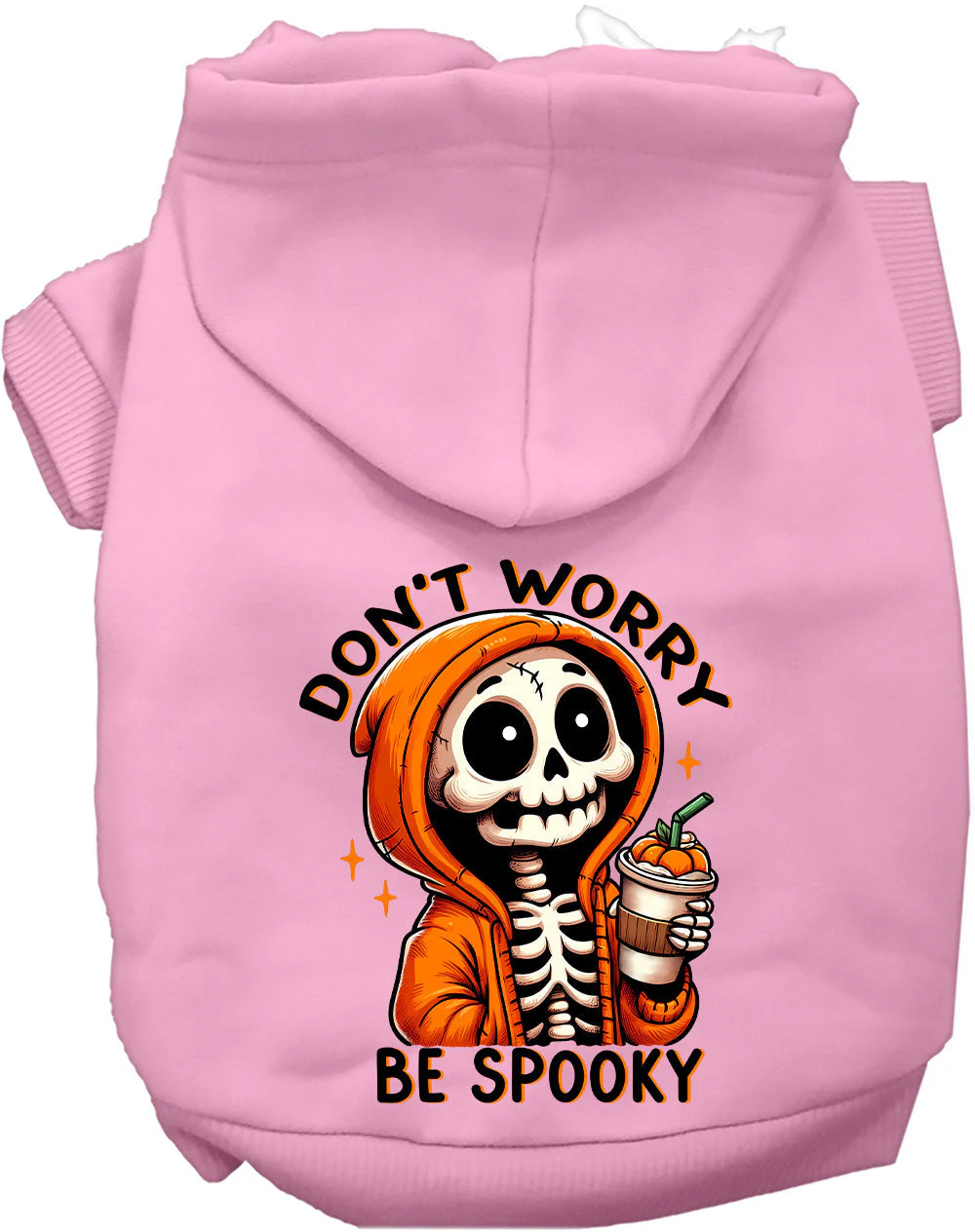 Don't Worry, Be Spooky Halloween Pet Hoodie - Image 9