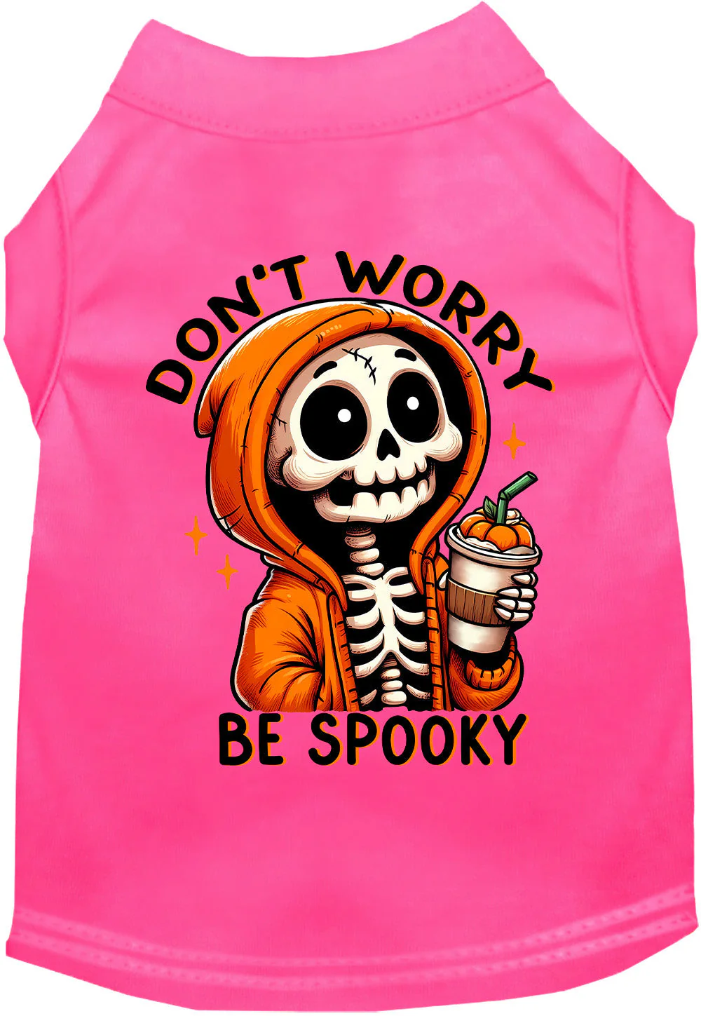 Don't Worry, Be Spooky Pet Shirt - Image 3