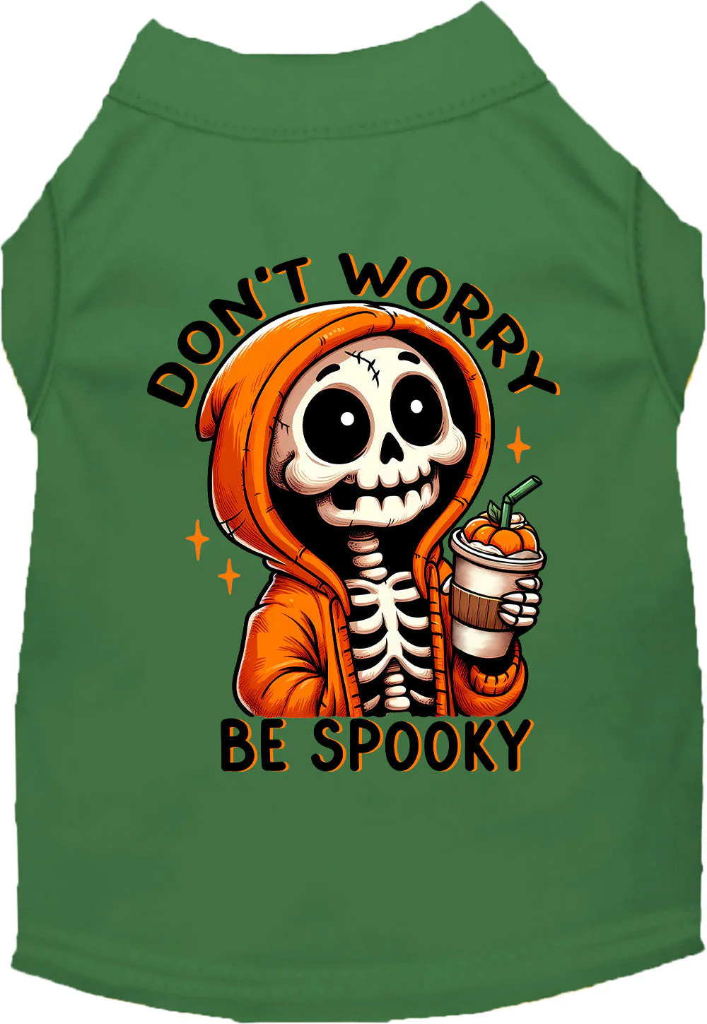 Don't Worry, Be Spooky Pet Shirt - Image 4