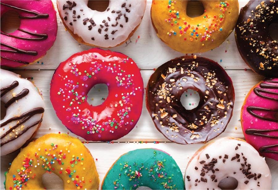 Donuts Mini Jigsaw Puzzle | MicroPuzzles - Image 2