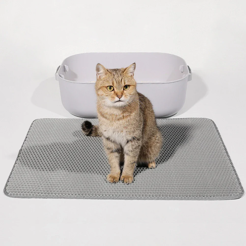 Double-Layer Cat Litter Mat – Non-Slip, Waterproof & Durable - Image 2