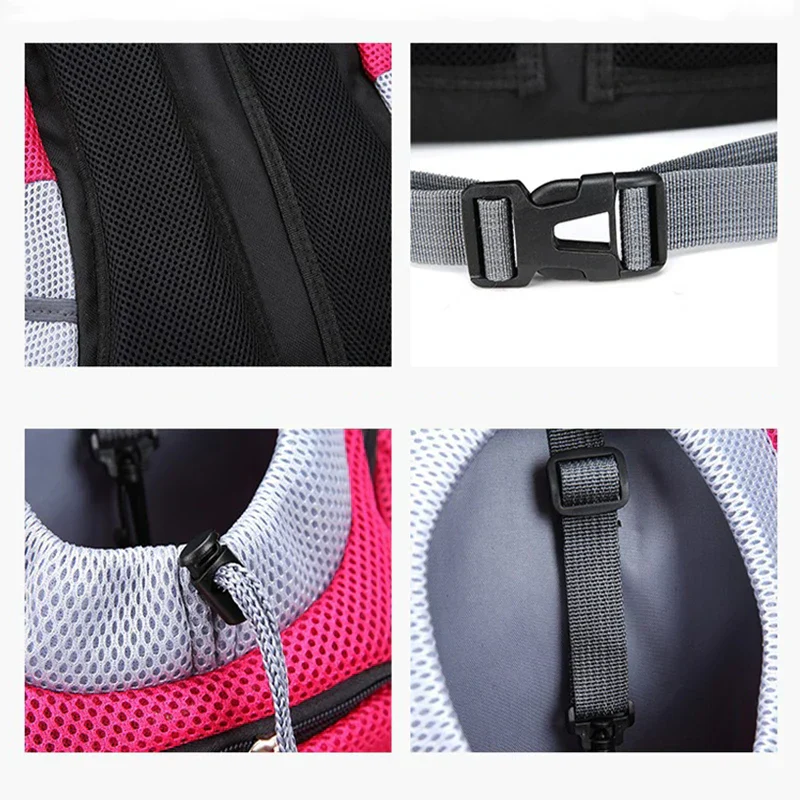Double Shoulder Pet Carrier Backpack – Breathable Travel Dog Bag - Image 5